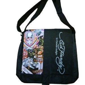 Vintage Ed Hardy laptop/messenger bag.